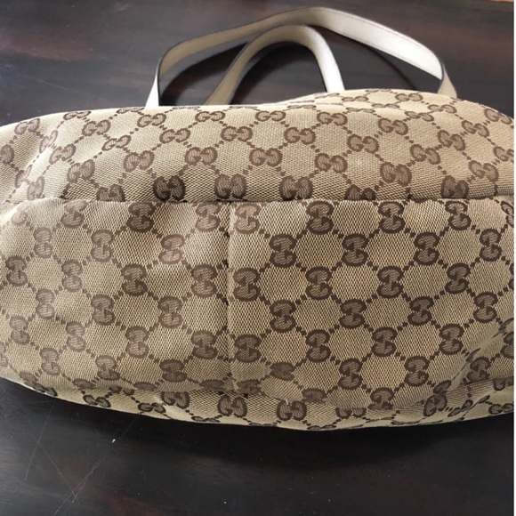 ‼️Preloved GUCCI Abbey Canvas Luxury Tote Bag - AUTHENTIC‼️ - Picture 4 of 10